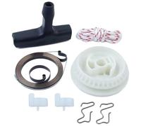 Cyclingcolors Kit de Resorte de Retroceso de Arranque, poleas, Mango de Cuerda, Muelle de trinquete, desbrozadora Compatible con MS210 MS230 021 023 025 017 018 Serie