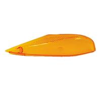 cyclingcolors Lente de intermitente delantero derecho naranja, protección de faro de plástico para motocicleta, scooter y ciclomotor, compatible con Yamaha BW y MBK Booster.
