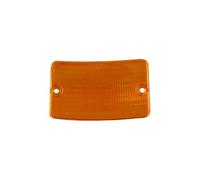 cyclingcolors Lente de intermitente delantero derecho naranja, protección de faro de plástico para motocicleta, scooter, ciclomotor, compatible con Piaggio, Vespa HP