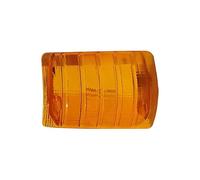 cyclingcolors Lente de intermitente delantero derecho naranja, protección de faro de plástico para motocicleta, scooter y ciclomotor, compatible con Piaggio Ape