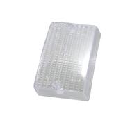 cyclingcolors Lente de intermitente trasero izquierdo, protección de faro de plástico para motocicleta, scooter y ciclomotor compatible con Piaggio Vespa PK50 125S