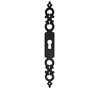 cyclingcolors Llave bocallave para muebles cajón armario decorativa cerradura universal vintage antiguos (bocallaves regence-hierro negro)