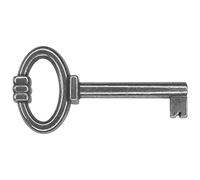 cyclingcolors Llave para muebles cajón armario decorativa 64mm antiguo cerradura universal