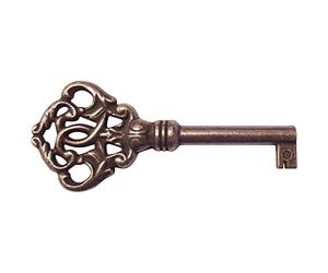 cyclingcolors Llave para muebles cajón armario decorativa 80mm antiguo cerradura universal
