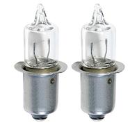 cyclingcolors - Lote de 2 Bombillas de 6 V, 2,4 W, halógeno HS3, Color Blanco