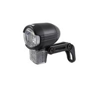 cyclingcolors Luz Delantera de Bicicleta, 1 LED, 30 Lux, Montaje en Horquilla, Negra
