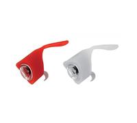 cyclingcolors Luz Trasera roja + luz Delantera Blanca para Bicicleta, 1x LED, Montaje en tija de sillín