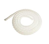 cyclingcolors Manguitos para Cable Espiral Flexible Organizador ubo Protector Flexible Transparente Plástico PVC Coche Moto (Diámetro 10mm, Longitud 1m)