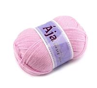 cyclingcolors Ovillo de hilo acrílico de 217 m y 50 g para tejer a crochet, para suéter, chaleco, bufanda y gorro, color violeta claro.