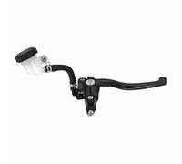 cyclingcolors Palanca de cilindro maestro de freno para motocicleta, scooter, ciclomotor, compatible con Derbi, Rieju, Beta, aluminio, color negro