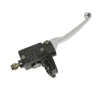 cyclingcolors Palanca del cilindro maestro de freno para motocicleta, scooter, ciclomotor, compatible con Kymco Agility, delantera derecha, negra y plateada