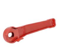 cyclingcolors Palanca Manija Hierro Válvula de bola rojo acero 1/2"