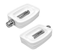 cyclingcolors par de pedales bicicleta niño niña 60x80mm 9/16" nylon antideslizante bambino, Blanco