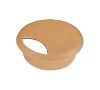 cyclingcolors pasacables 68mm plástico tapa redondo escritorio mesa mueble (beige)