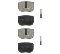 cyclingcolors Pastillas de Freno Scooter Compatible con BRIGMTON DUALTRON JOYOR KAABO KUGOO OVEX SKATEFLASH TNE VSETT Zero Material orgánico Resina frenado silencioso y Progresivo, 2 Pares