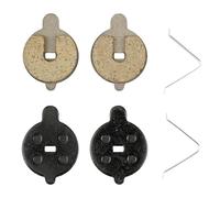 cyclingcolors Pastillas de Freno Scooter Compatible con NIU KQI2 KQI3 Material orgánico Resina frenado Confortable silencioso y Progresivo, 2 Pares