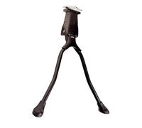 cyclingcolors Pata de Cabra Caballete Central para Bicicletas de 26", 27,5" y 28", Doble bípode, Aluminio Negro, fijación con Tornillos M10