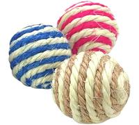 cyclingcolors Pelota de Juguete para Gatos Cuerda de Yute 4,3cm Sisal Corde Decoración Jardinería Manualidades
