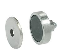 cyclingcolors Pestillo de cierre magnético potente con contraplaca para atornillar M5 muebles armario estante cocina baño puerta cierre imanes