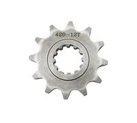 cyclingcolors Piñón Cadena de Transmisión moto ciclomotor compatible con am6 minarelli 420 12 Dientes Salida de Caja Arrastre