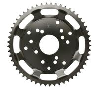 cyclingcolors Piñón de cadena engranajes ciclomotor para motocicleta scooter ciclomotor compatible con derbi senda 420 53 dientes acero aburrir 53mm largeur 14mm