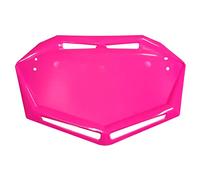 cyclingcolors Placa Porta Número Cabeza de Bicicleta Insignia Competición BMX MTB Trial Eléctrica Motocicleta, Rosa