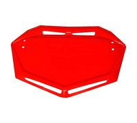 cyclingcolors Placa Porta Número Cabeza de Bicicleta Insignia Competición BMX MTB Trial Eléctrica Motocicleta, Rojo