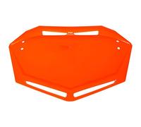 cyclingcolors Placa Porta Número Cabeza de Bicicleta Insignia Competición BMX MTB Trial Eléctrica Motocicleta, Naranja