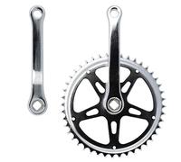 cyclingcolors Platos y bielas de Bicicleta con Brazo de biela, 44 Dientes, Longitud 150 mm, Acero, para Rueda de 24", 2,38-3/32"