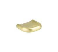 cyclingcolors Pomo de cajón 32 mm - Pomo de mueble diseño para armario/cómoda con tornillo - Acabado oro cepillado