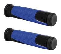 cyclingcolors Puños de Bicicleta 125 mm diámetro 22 mm de Doble Densidad Suaves Unisex Manillar MTB Trekking Carretera Scooter Azul