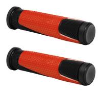 cyclingcolors Puños de Bicicleta 125 mm diámetro 22 mm de Doble Densidad Suaves Unisex Manillar MTB Trekking Carretera Scooter Rojo