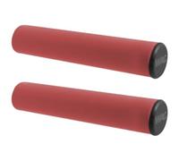 cyclingcolors Puños de Bicicleta 135 mm diámetro 22 mm de Silicona Suaves Unisex Manillar MTB Trekking Carretera Scooter Rojo