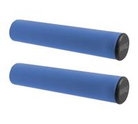 cyclingcolors Puños de Bicicleta 135 mm diámetro 22 mm de Silicona Suaves Unisex Manillar MTB Trekking Carretera Scooter Azul