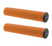 cyclingcolors Puños de Bicicleta 135 mm diámetro 22 mm de Silicona Suaves Unisex Manillar MTB Trekking Carretera Scooter Naranja