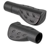 cyclingcolors Puños de Bicicleta 90 120 mm diámetro 22 mm ergonómicos Suaves Unisex Manillar MTB Trekking Carretera Scooter Negro