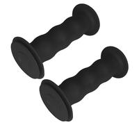 cyclingcolors Puños de Bicicleta de 85 mm, Manillar de 19 mm, para MTB, Vintage, para niño, Antideslizantes, Color Negro