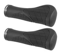 cyclingcolors Puños de Bicicleta Lock-on 135 mm diámetro 22 mm ergonómicos Suaves Unisex Manillar MTB Trekking Carretera Scooter Negro