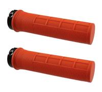 cyclingcolors Puños de Bicicleta Lock-on 135 mm diámetro 22 mm Suaves Unisex Manillar MTB Trekking Carretera Scooter Naranja