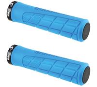 cyclingcolors Puños de Bicicleta Lock-on 135 mm diámetro 22 mm Suaves Unisex Manillar MTB Trekking Carretera Scooter Azul