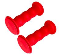 cyclingcolors Puños de Manillar 19mm 85mm Bicicleta MTB BMX Ciclismo Goma Antideslizante, Rojo