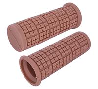 cyclingcolors Puños de manillar 22mm 110mm bicicleta mtb bmx ciclismo goma antideslizante (Castaño)