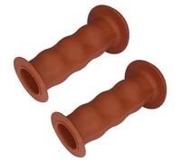 cyclingcolors Puños de Manillar 22mm 85mm Bicicleta MTB BMX Ciclismo Goma Antideslizante, Castaño