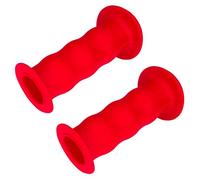 cyclingcolors Puños de Manillar 22mm 85mm Bicicleta MTB BMX Ciclismo Goma Antideslizante, Rojo