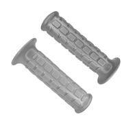 cyclingcolors Puños de Manillar Moto 115 mm Izquierda 7/8" (22 mm) Derecha 1" (24 mm) Revestimiento Antideslizante instalación fácil universales para Moto Scooter ciclomotor Gris