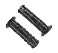 cyclingcolors Puños de Manillar Moto 115 mm Izquierda 7/8" (22 mm) Derecha 1" (24 mm) Revestimiento Antideslizante instalación fácil universales para Moto Scooter ciclomotor Negro