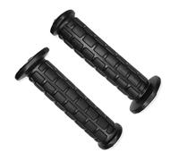 cyclingcolors Puños de Manillar Moto 130 mm Izquierda 7/8" (22 mm) Derecha 1" (24 mm) Revestimiento Antideslizante instalación fácil universales para Moto Scooter ciclomotor Negro