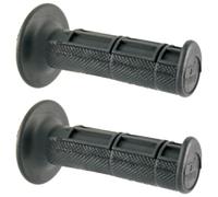 cyclingcolors Puños de Moto 115 mm de Goma Manillar de Alta adherencia Off-Road Motocross Enduro MX Negro