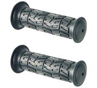 cyclingcolors Puños de Moto 120 mm de Goma Manillar Ideales para Scooter maxiscooter ciclomotor Negro