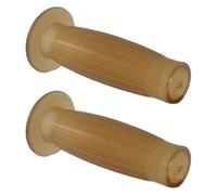 cyclingcolors Puños de Moto 125 mm de Goma Manillar Ideales café Racer Scooter maxiscooter ciclomotor marrón